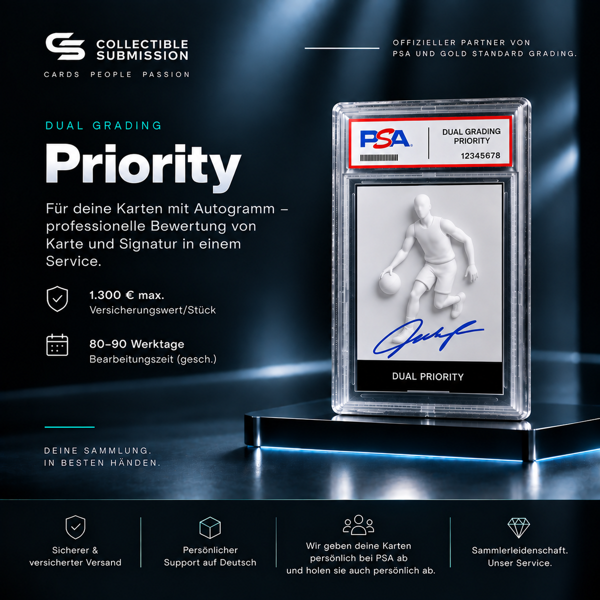 PSA Dual Grading Priority für Karte und Autogramm – Collectible Submission