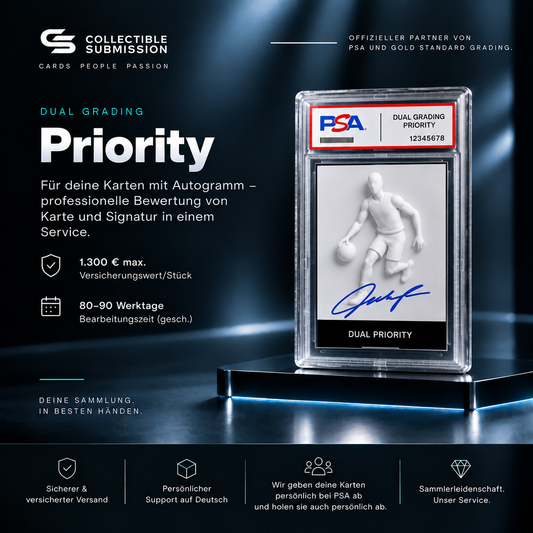 PSA Dual Grading Priority für Karte und Autogramm – Collectible Submission