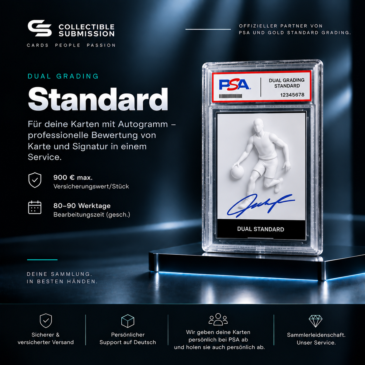 PSA Dual Grading Standard für Karte und Autogramm – Collectible Submission