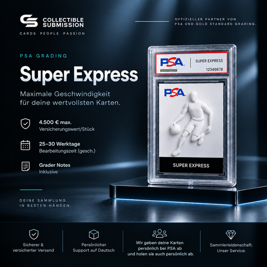 PSA Dual Grading Super Express für Karte und Autogramm mit Grader Notes – Collectible Submission